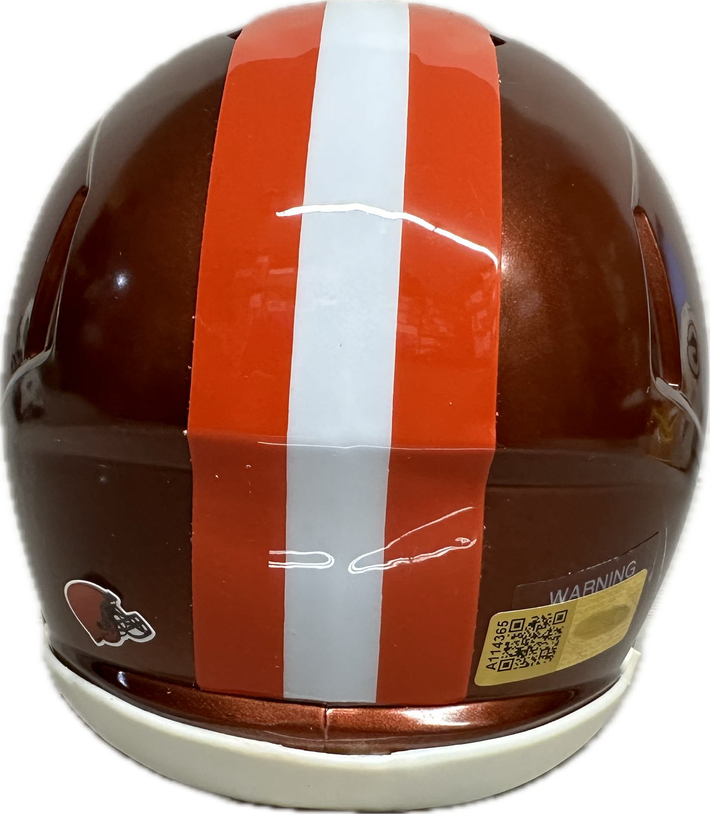 Jerome Ford Cleveland Signed Mini Football Helmet (PIA)