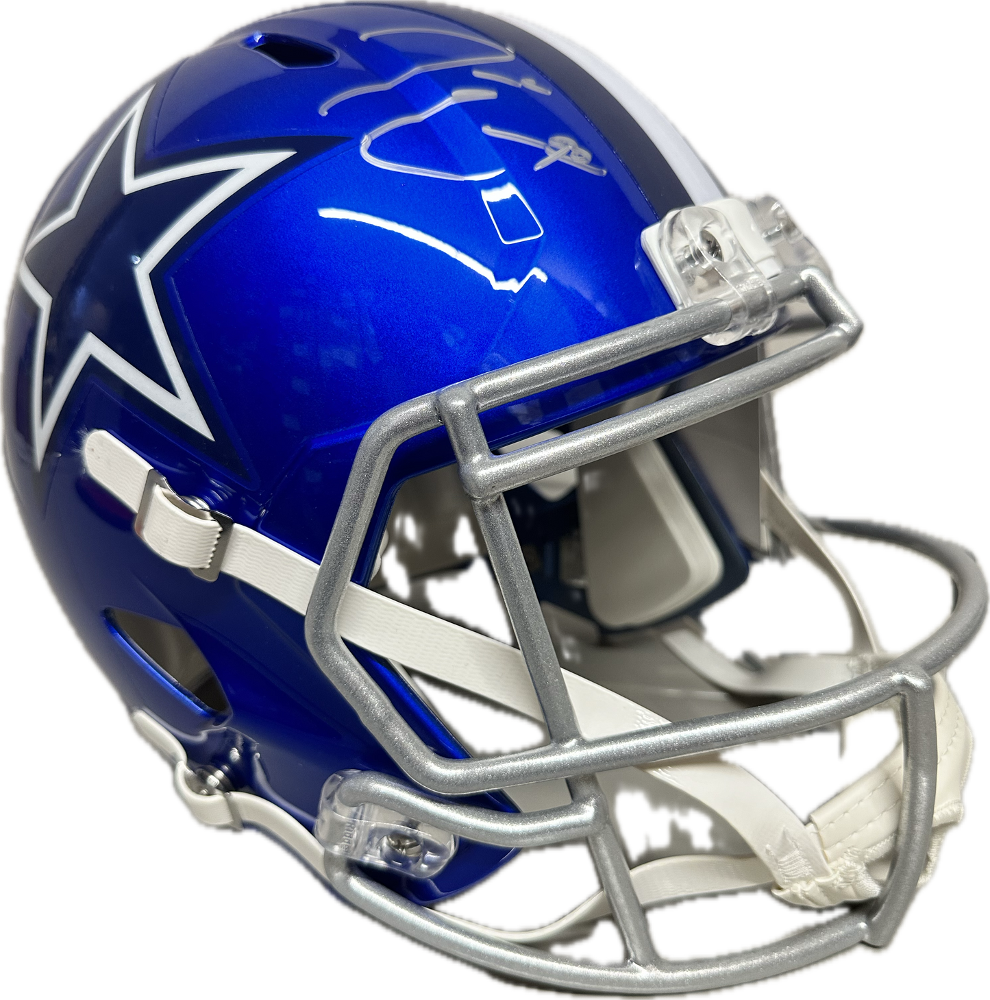 DeMarcus Lawrence Dallas Full Size Speed Rep Football Helmet (JSA)