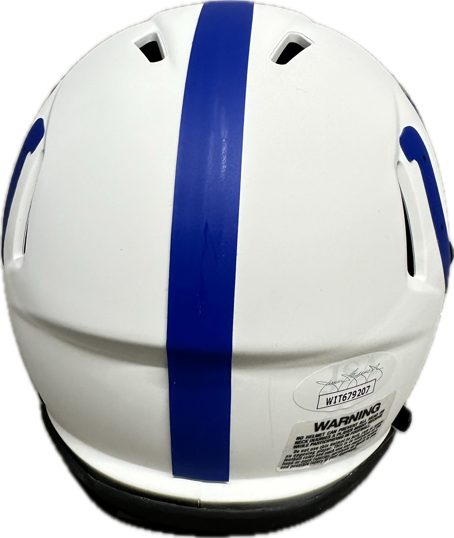 Shaquille Leonard Indianapolis Lunar Mini Football Helmet (JSA)