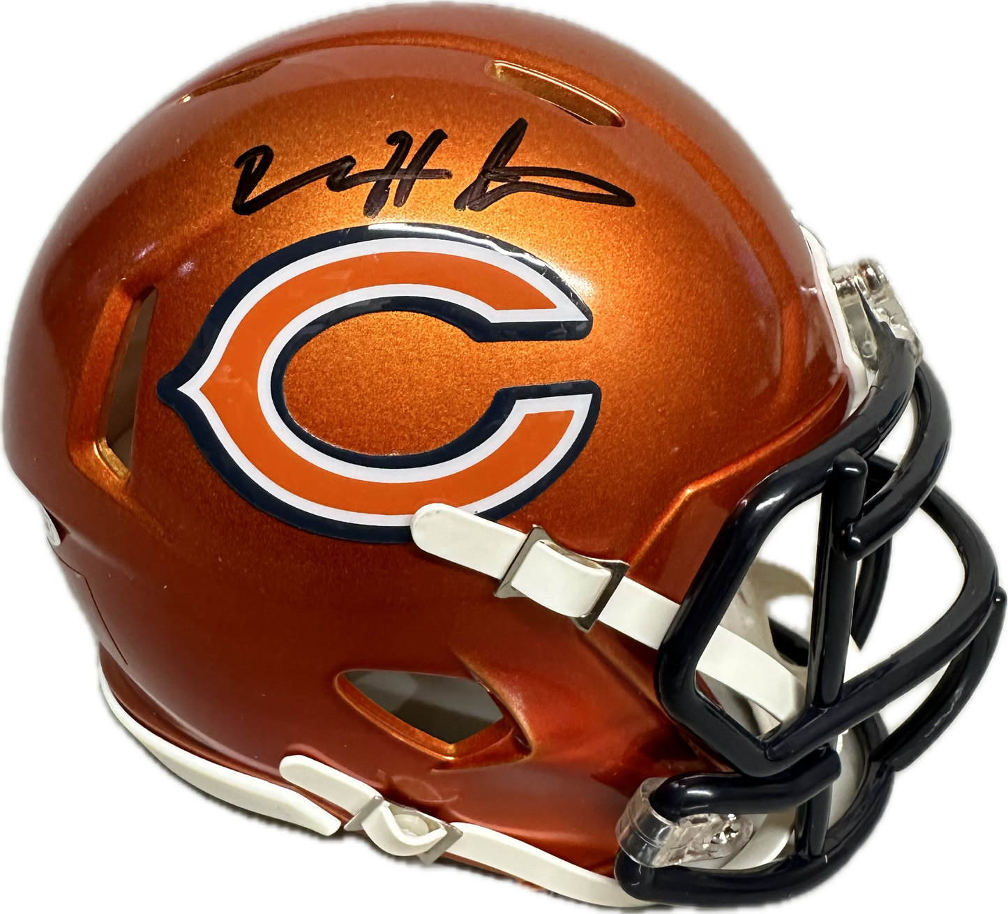 Devin Hester Chicago Flash Signed Mini Football Helmet (JSA)