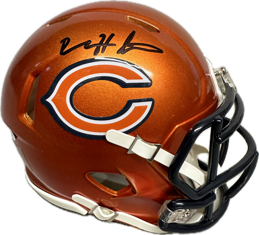 Devin Hester Chicago Flash Signed Mini Football Helmet (JSA)
