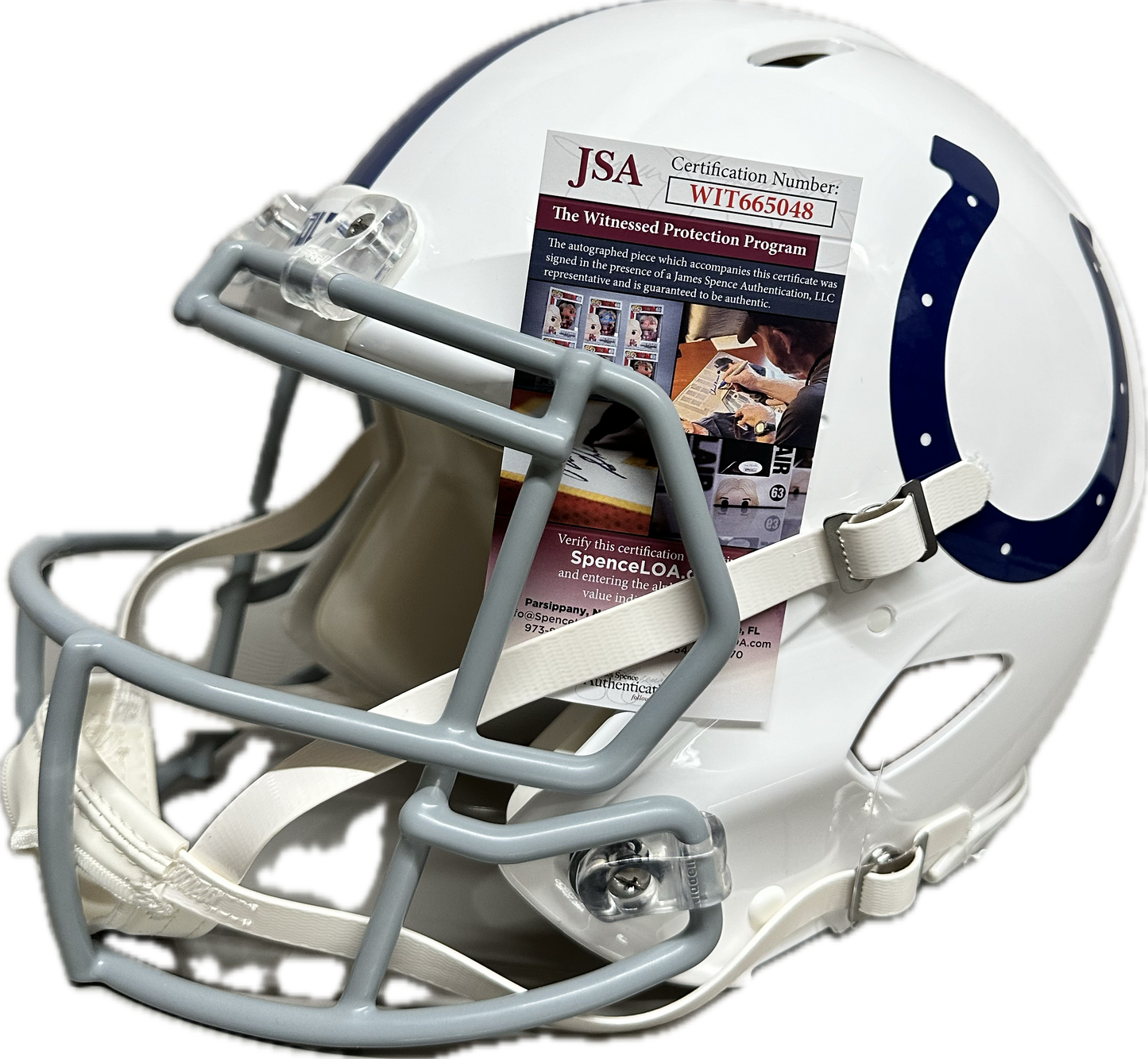 Jonathan Taylor Indianapolis  Full Size Football Helmet (JSA)