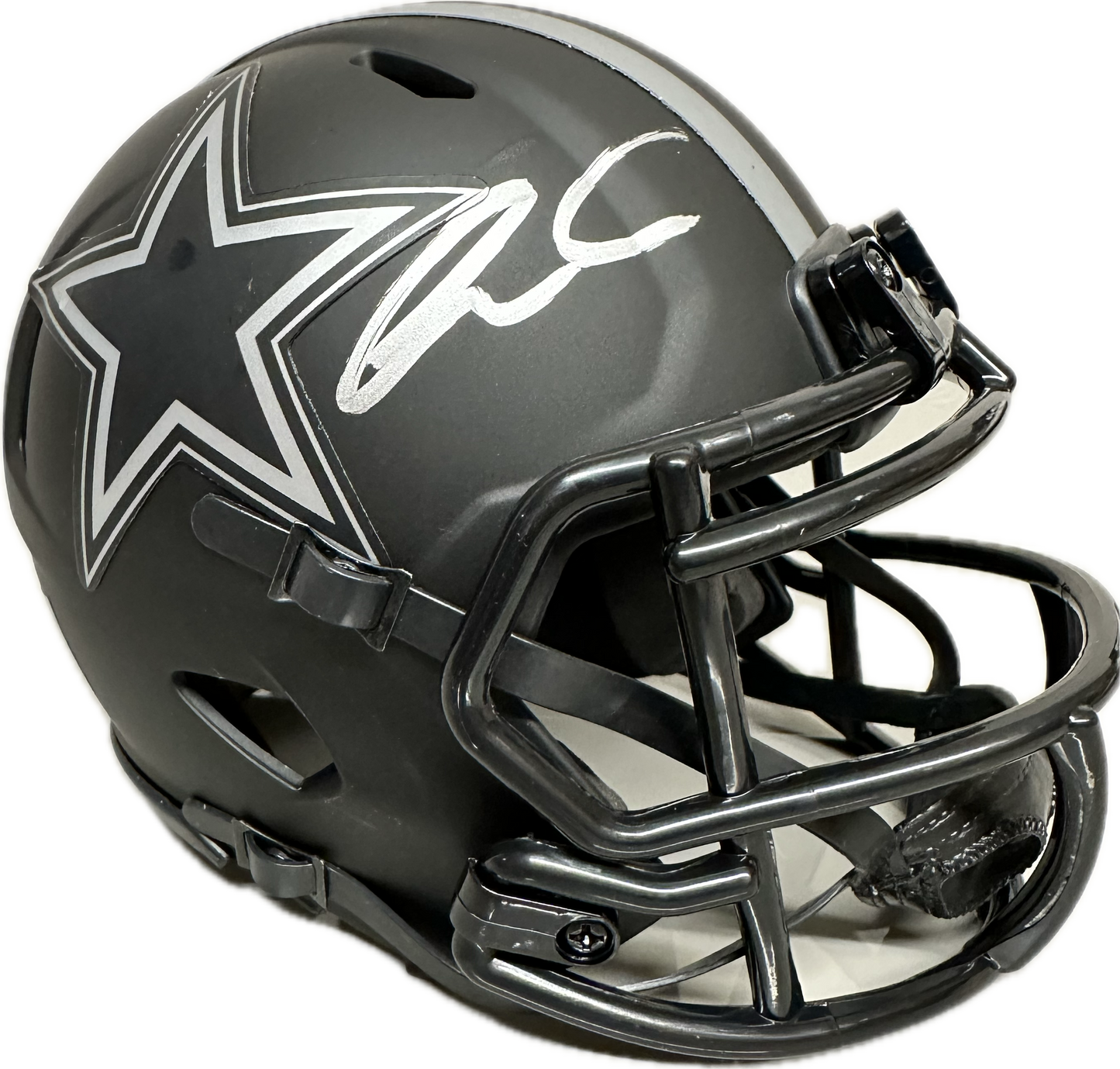 Ceedee Lamb Dallas Eclipse Signed Mini Football Helmet (JSA)