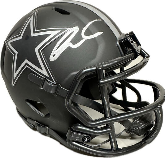 Ceedee Lamb Dallas Eclipse Signed Mini Football Helmet (JSA)