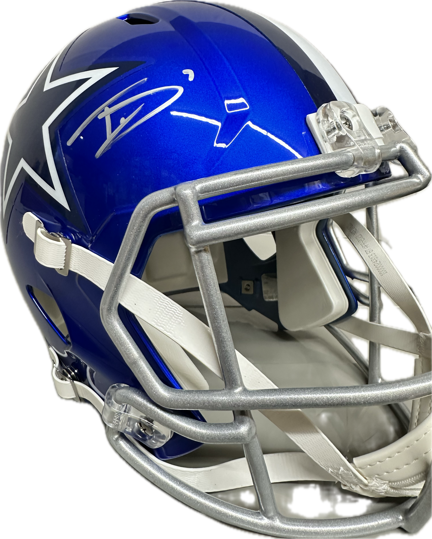 Trevon Diggs Dallas Full Size Speed Rep Flash Football Helmet (PIA)