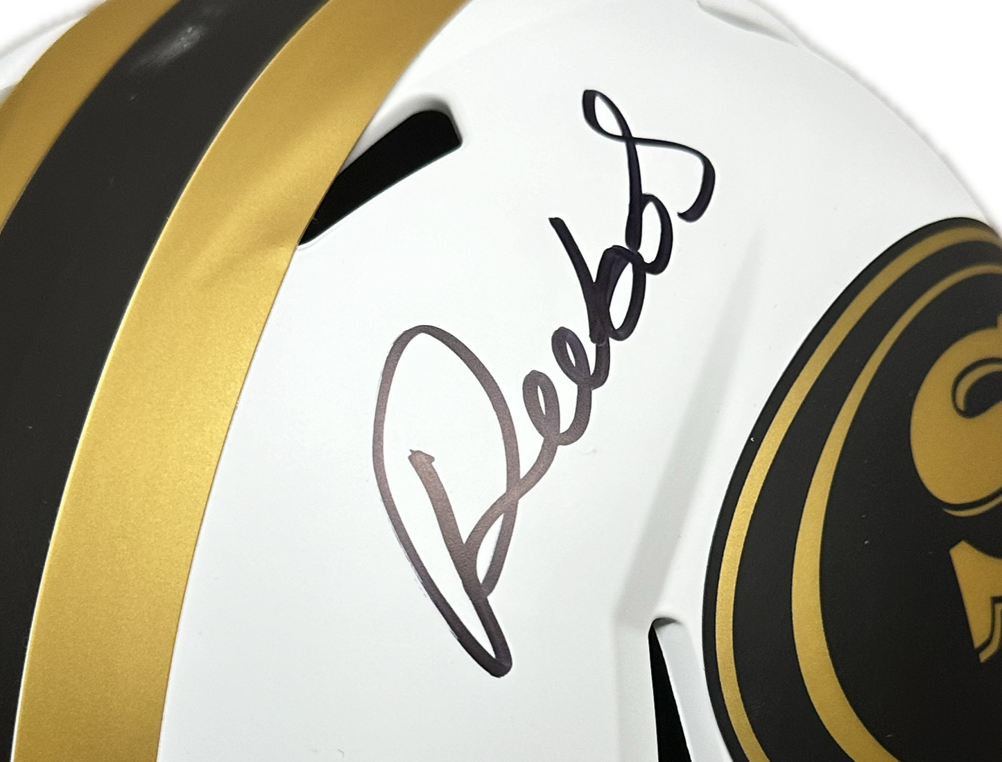 Deebo Samuel San Fransisco Full Size Lunar Eclipse Speed Rep Lunar Football Helmet (JSA)