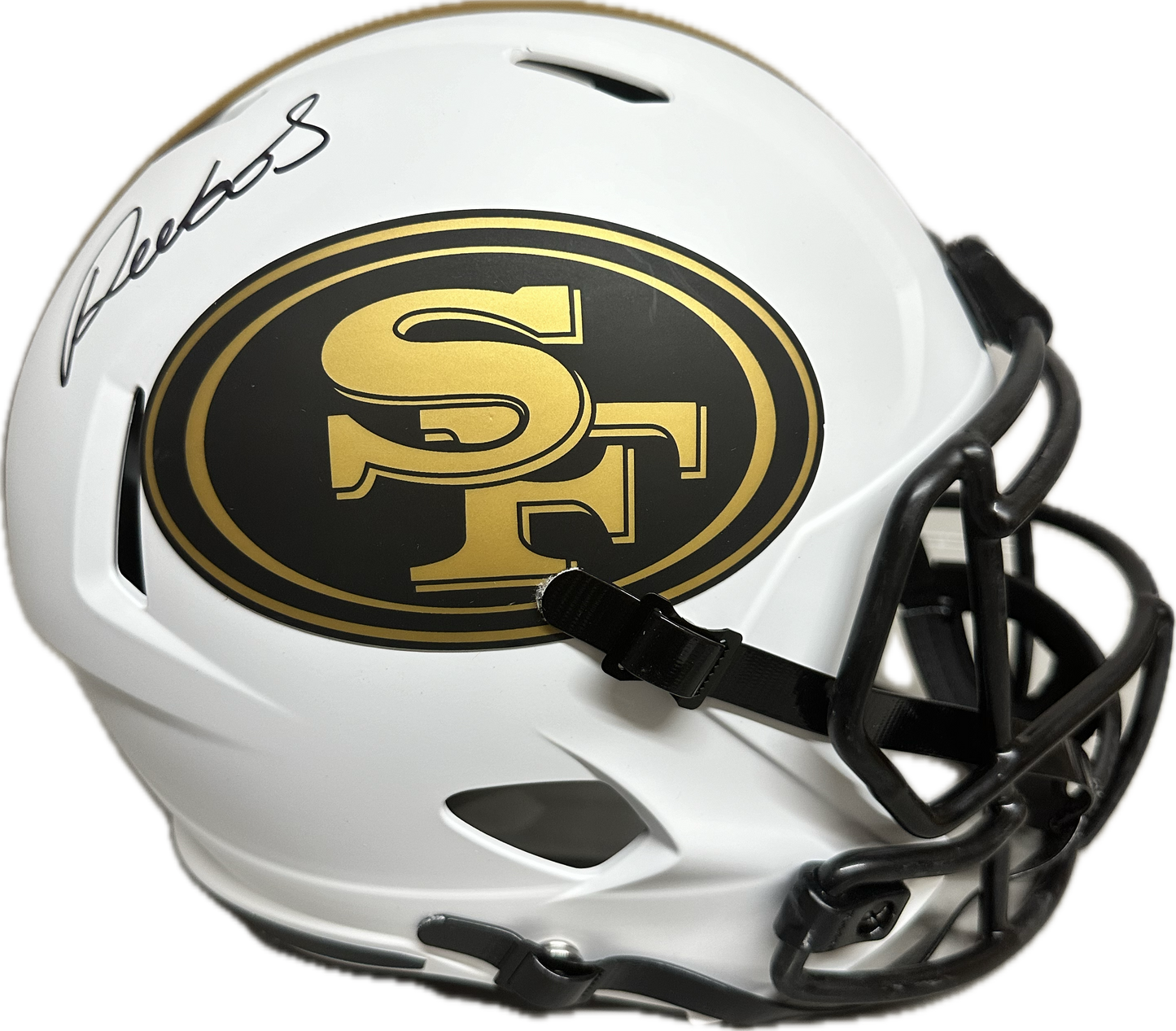 Deebo Samuel San Fransisco Full Size Lunar Eclipse Speed Rep Lunar Football Helmet (JSA)