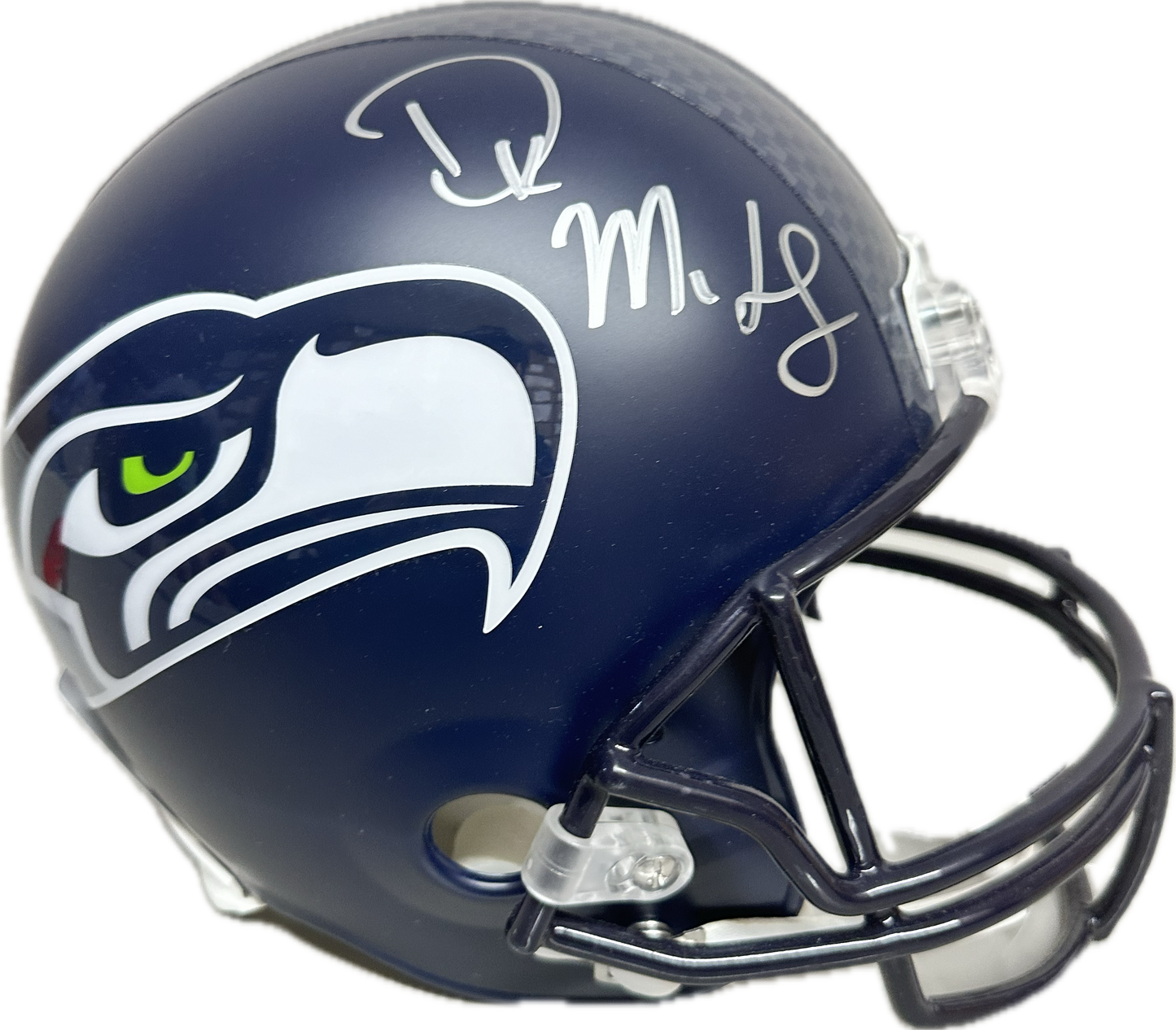 DK Metcalf Full Size Seattle Home Speed Rep Football Helmet (JSA)