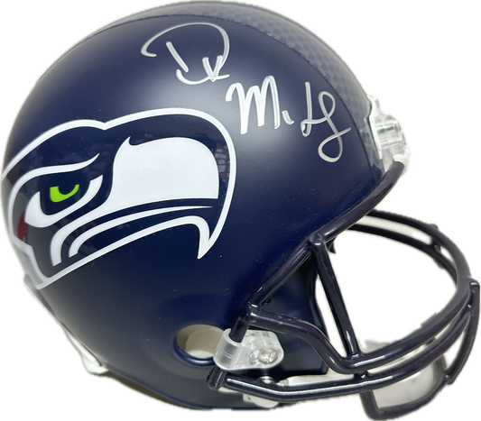 DK Metcalf Full Size Seattle Home Speed Rep Football Helmet (JSA)