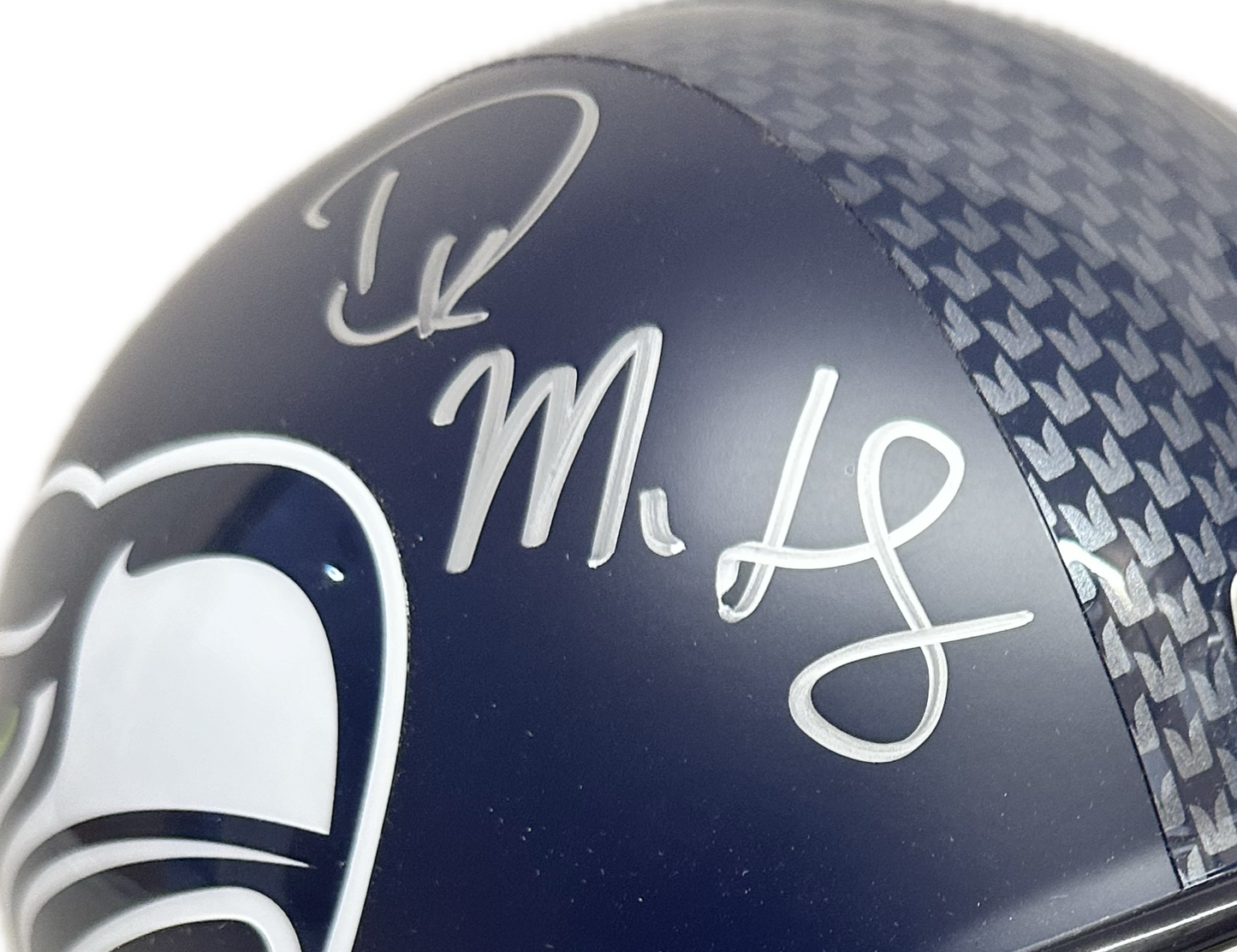 DK Metcalf Full Size Seattle Home Speed Rep Football Helmet (JSA)