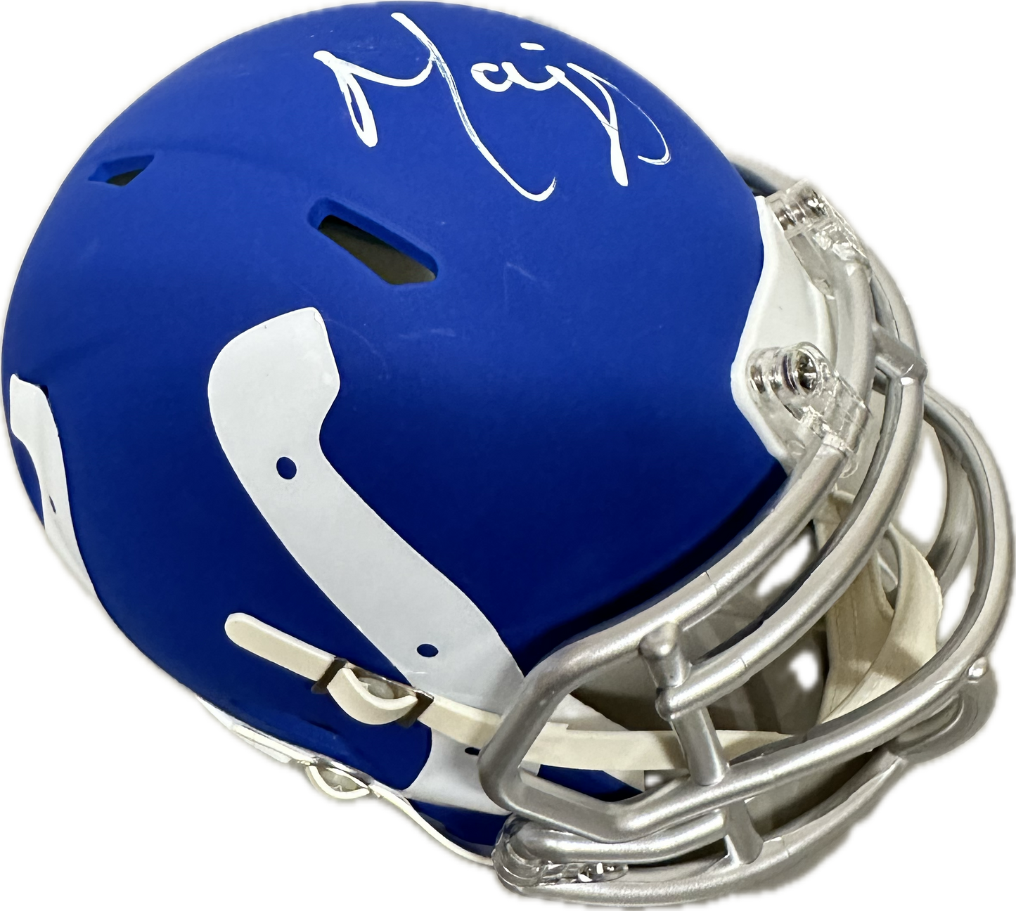 Marvin Harrison Indianapolis AMP Mini Football Helmet (JSA)
