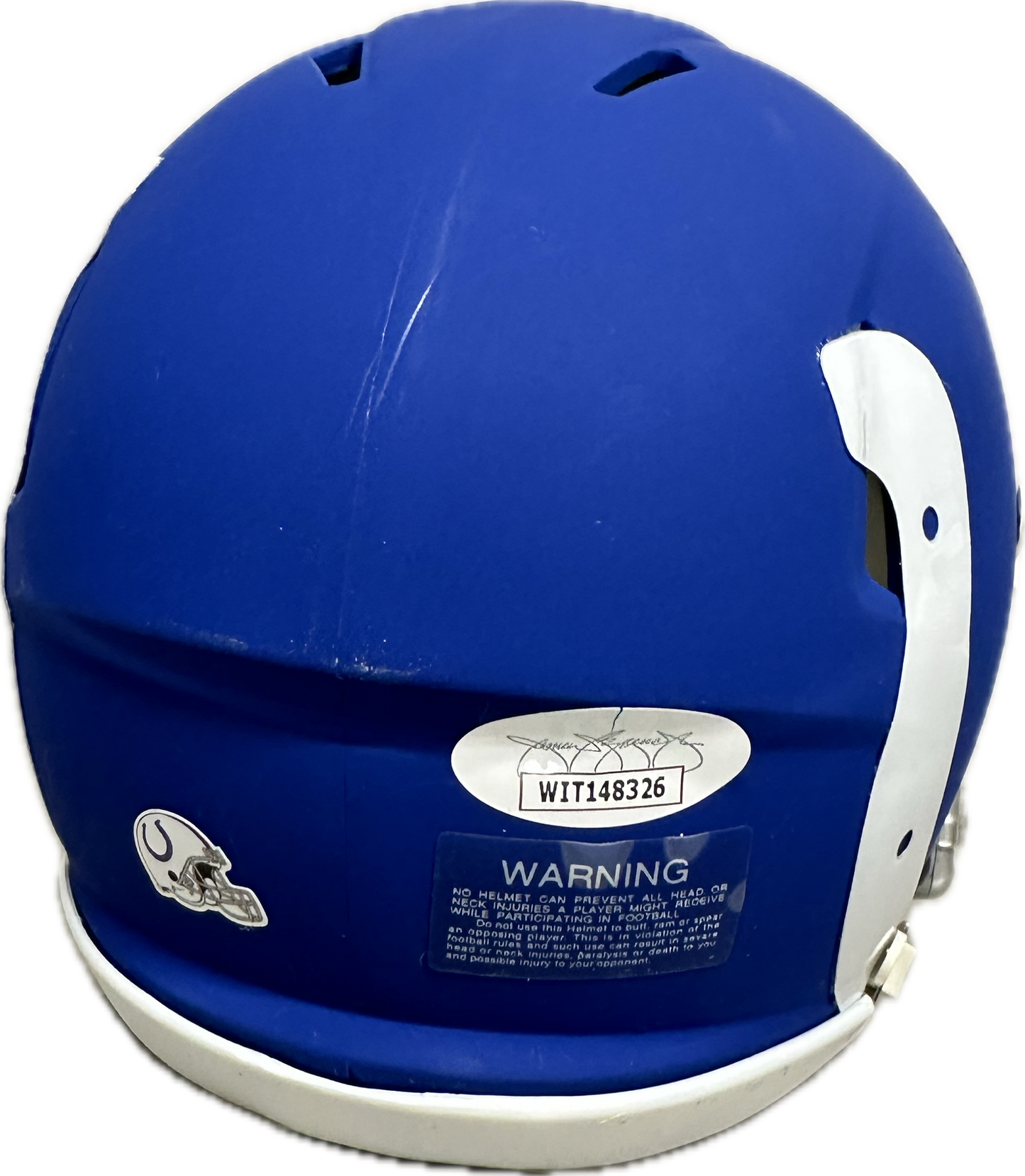 Marvin Harrison Indianapolis AMP Mini Football Helmet (JSA)