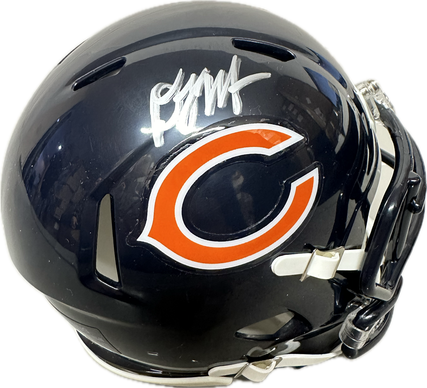 DJ Moore Chicago Signed Mini Football Helmet (JSA/PIA)