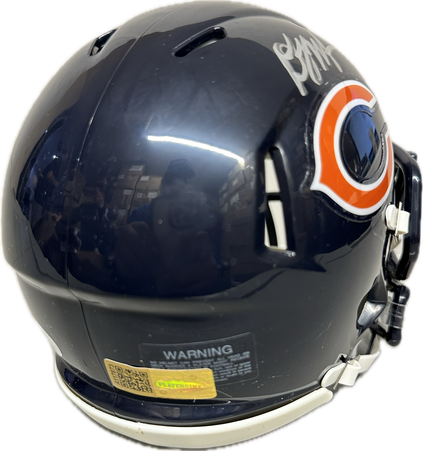 DJ Moore Chicago Signed Mini Football Helmet (JSA/PIA)