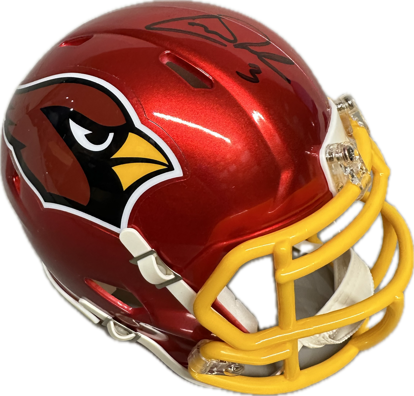 Carson Palmer Arizona Red Mini Football Helmet (JSA)