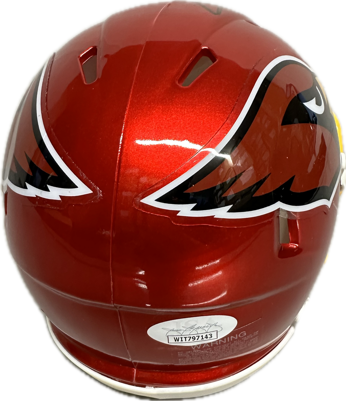 Carson Palmer Arizona Red Mini Football Helmet (JSA)