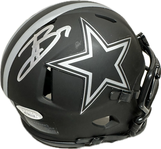 Trevon Diggs Dallas Black Signed Mini Football Helmet (JSA)