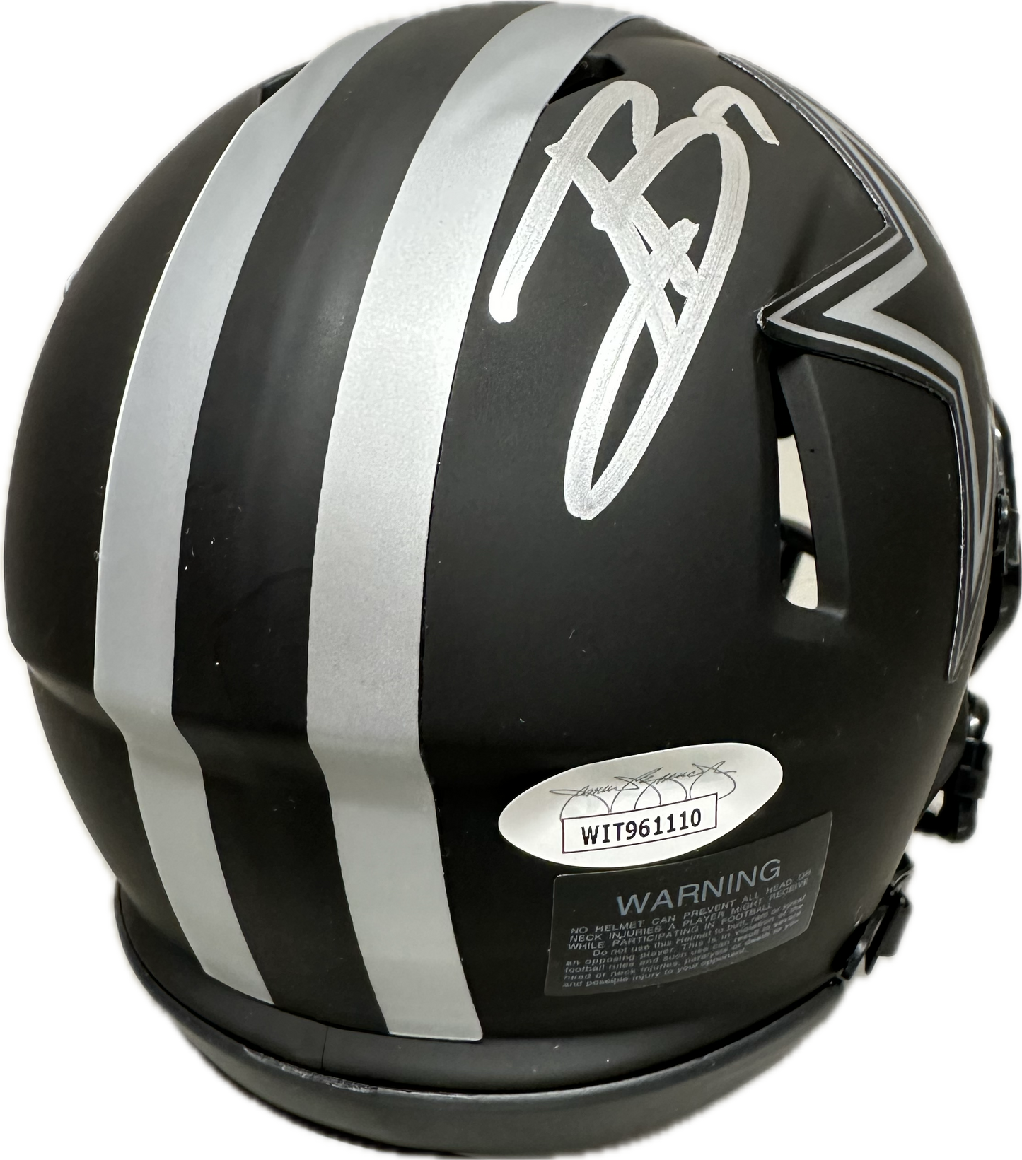 Trevon Diggs Dallas Black Signed Mini Football Helmet (JSA)