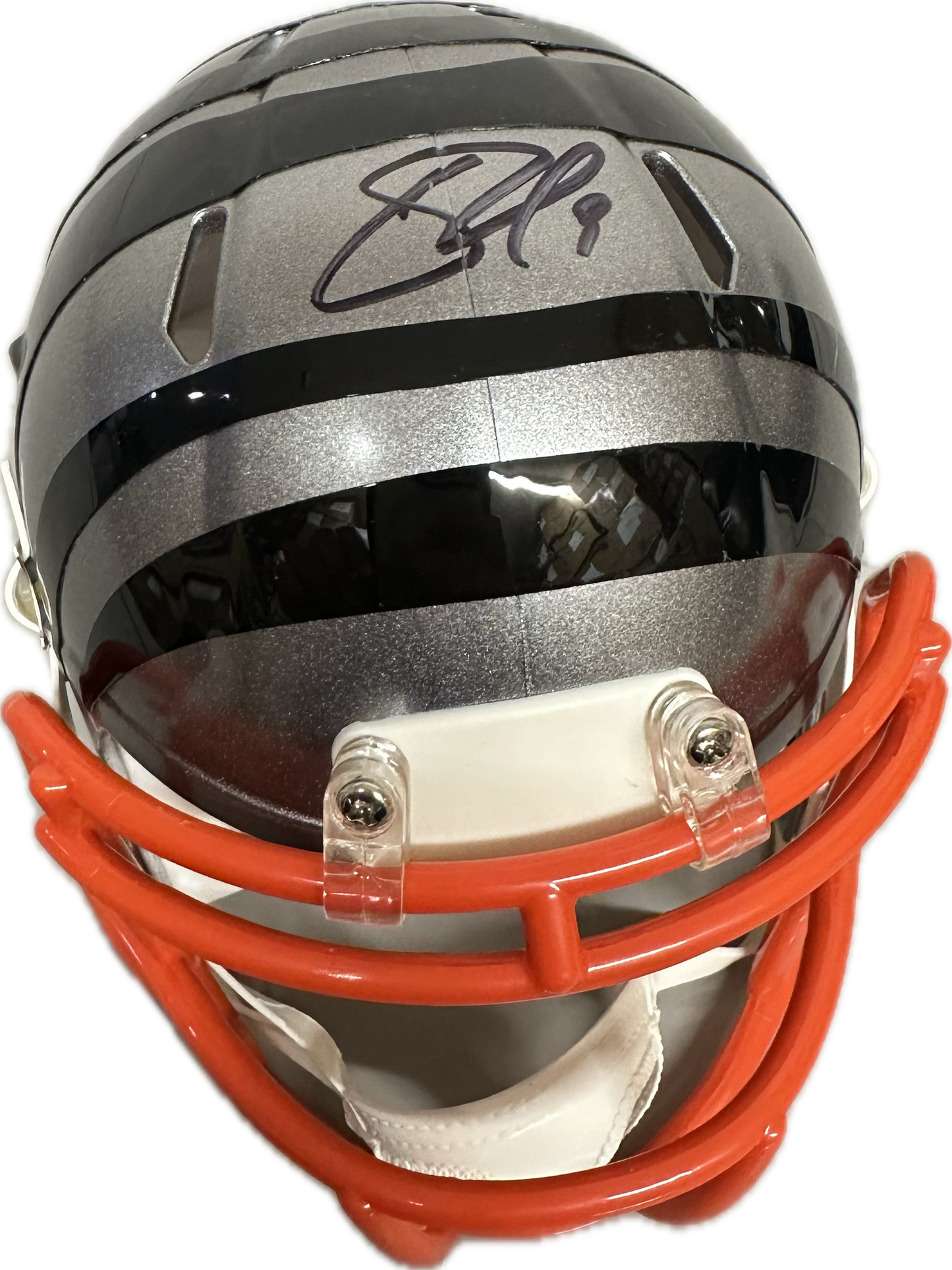 Carson Palmer Cincinnati Flash Mini Football Helmet (JSA)