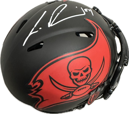 Lavante David Tampa Bay Eclipse Signed Mini Football Helmet (JSA)