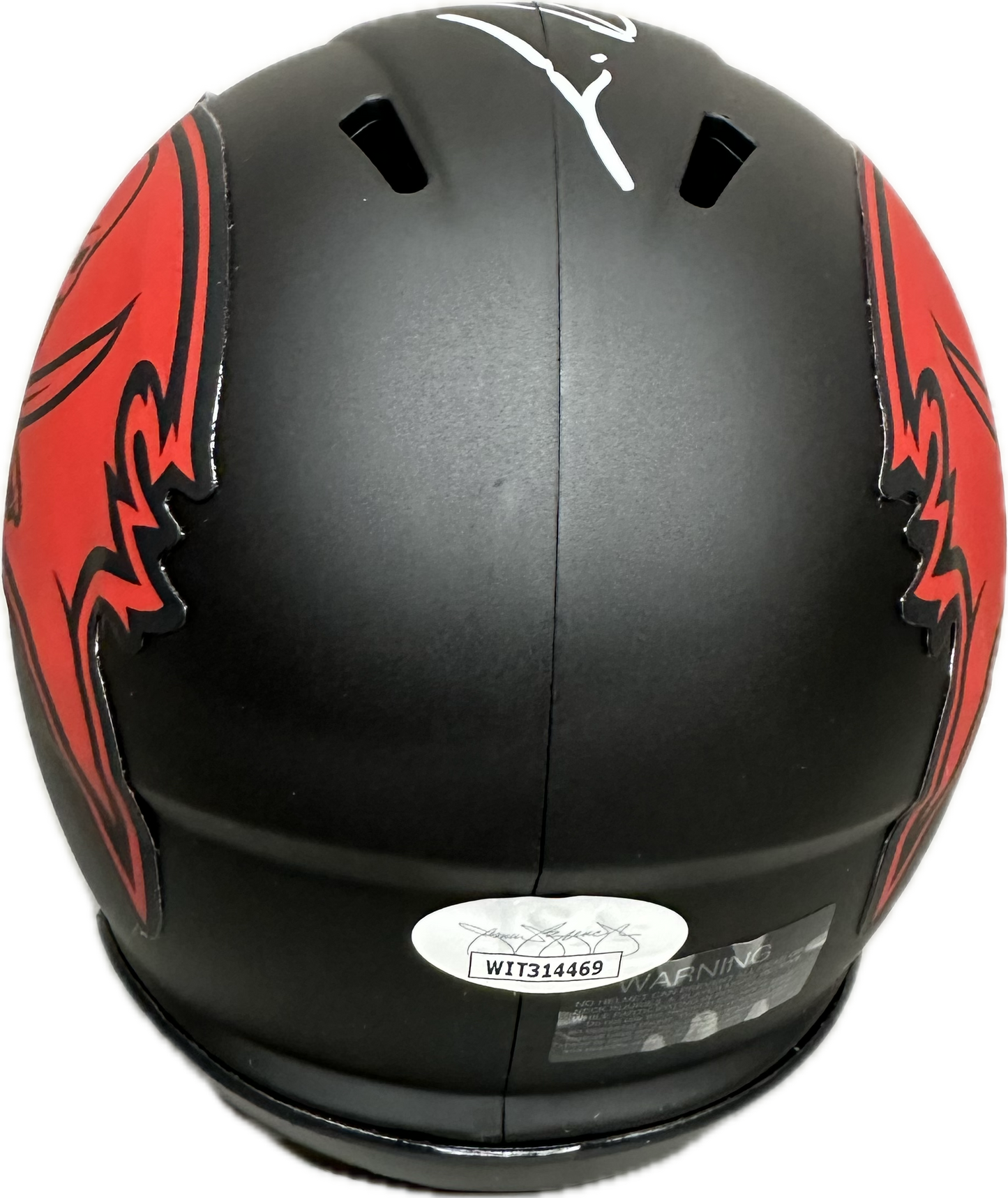 Lavante David Tampa Bay Eclipse Signed Mini Football Helmet (JSA)