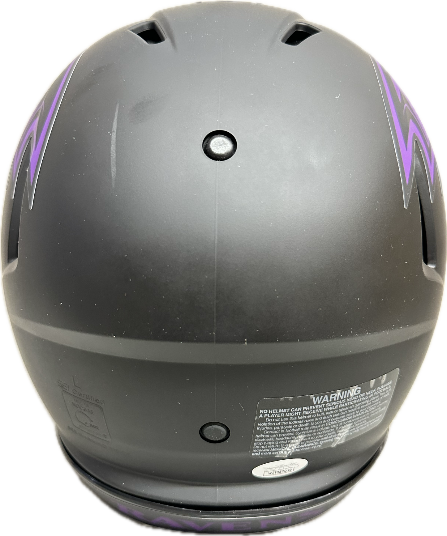 Ray Lewis Baltimore Full Size Eclipse Rep Football Helmet (JSA)