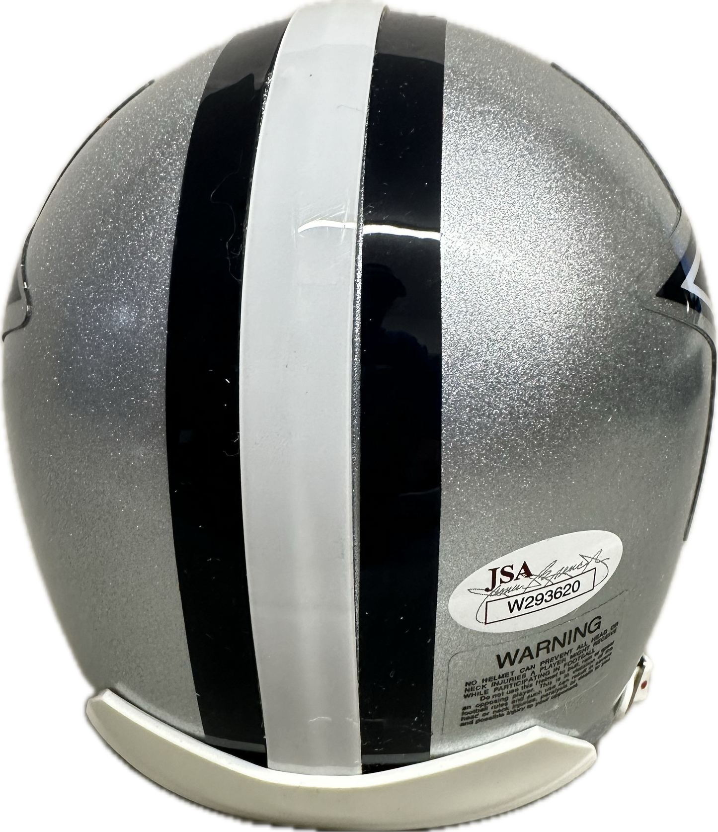 Tony Romo Dallas Grey Signed Mini Football Helmet (JSA)