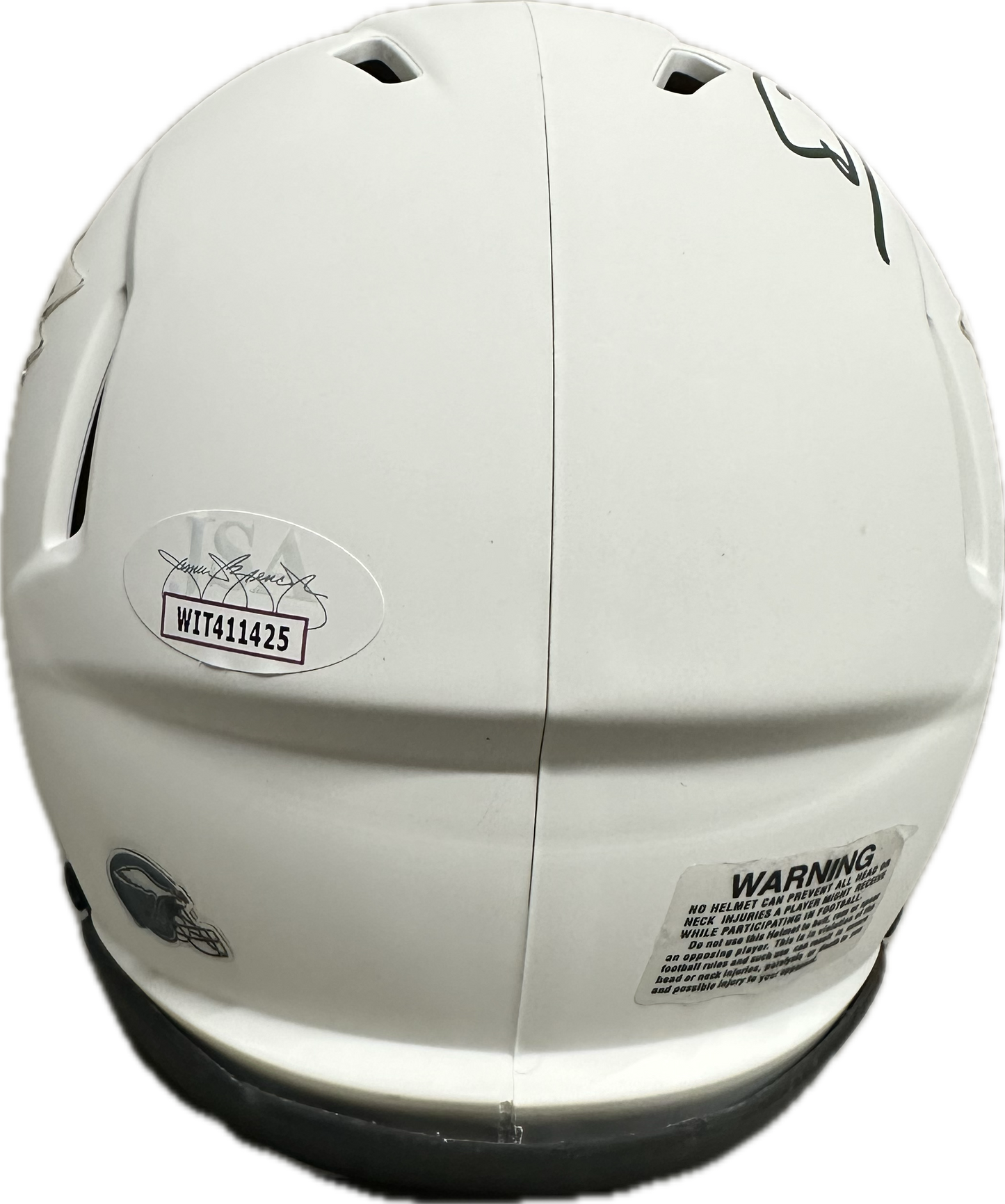 Donovan McNabb Philadelphia Lunar Eclipse Signed Mini Football Helmet (JSA)