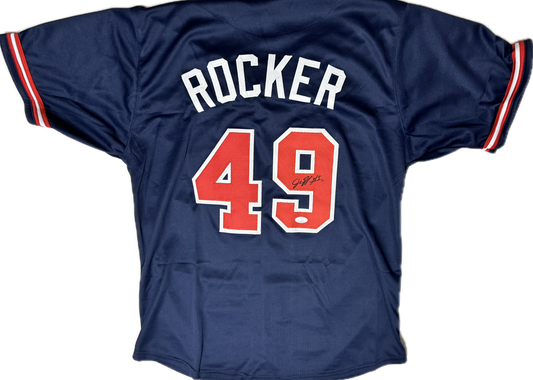 John Rocker Signed Custom Atlanta Autographed Baseball Jersey (JSA)