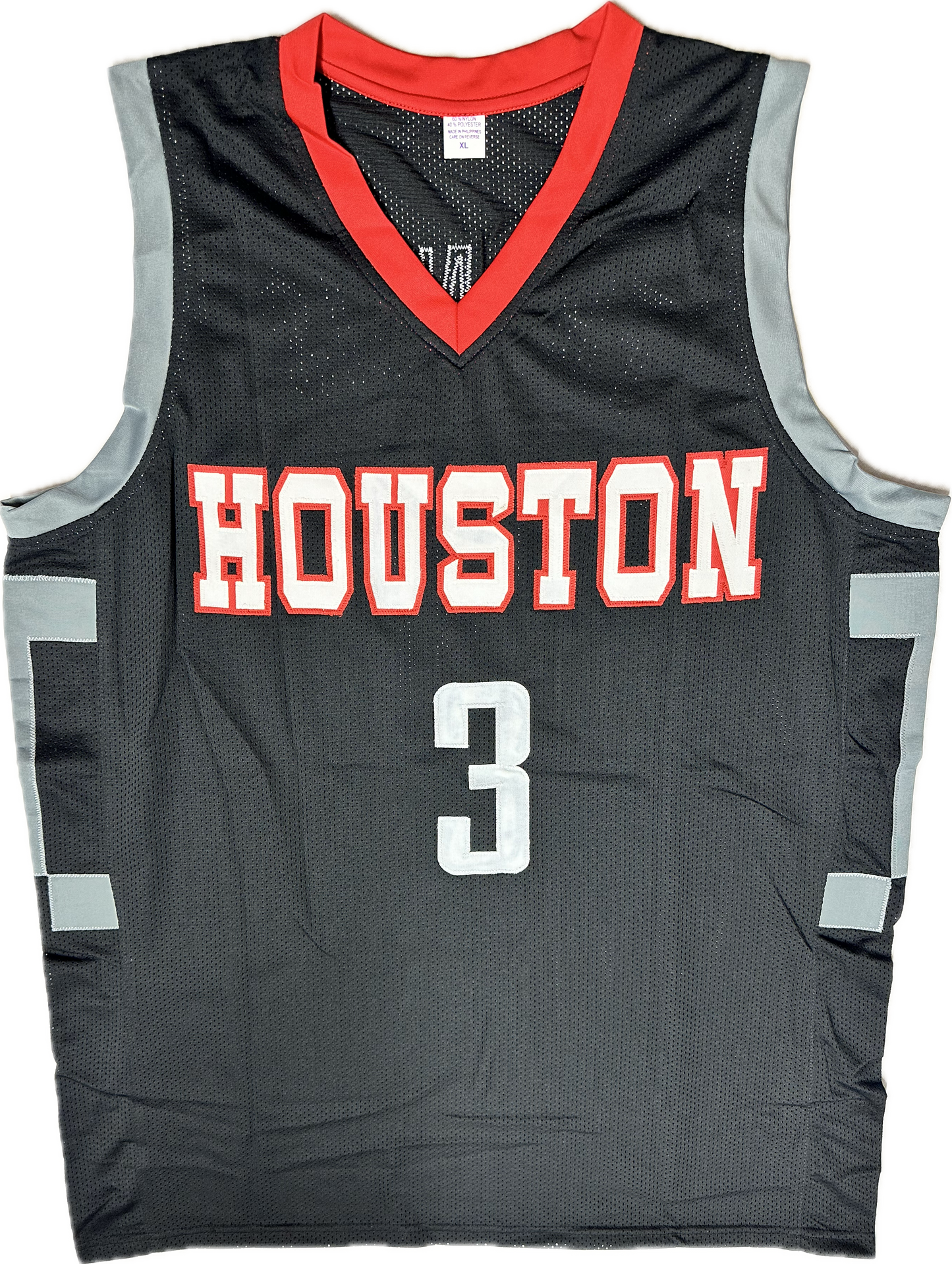 Steve Francis Custom Houston Autographed Basketball Jersey (PIA/JSA)