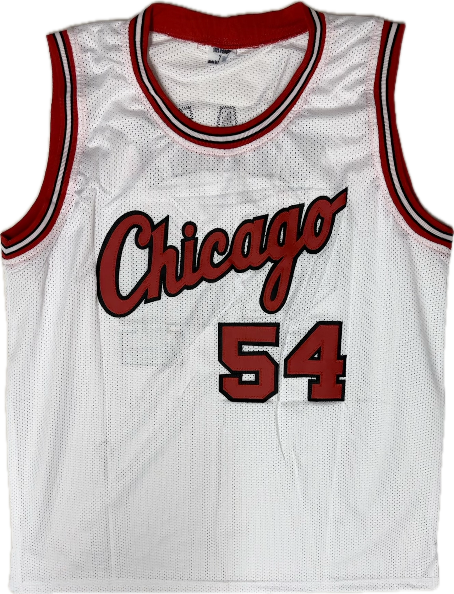 Horace Grant Autographed Chicago White Custom Basketball Jersey (JSA)