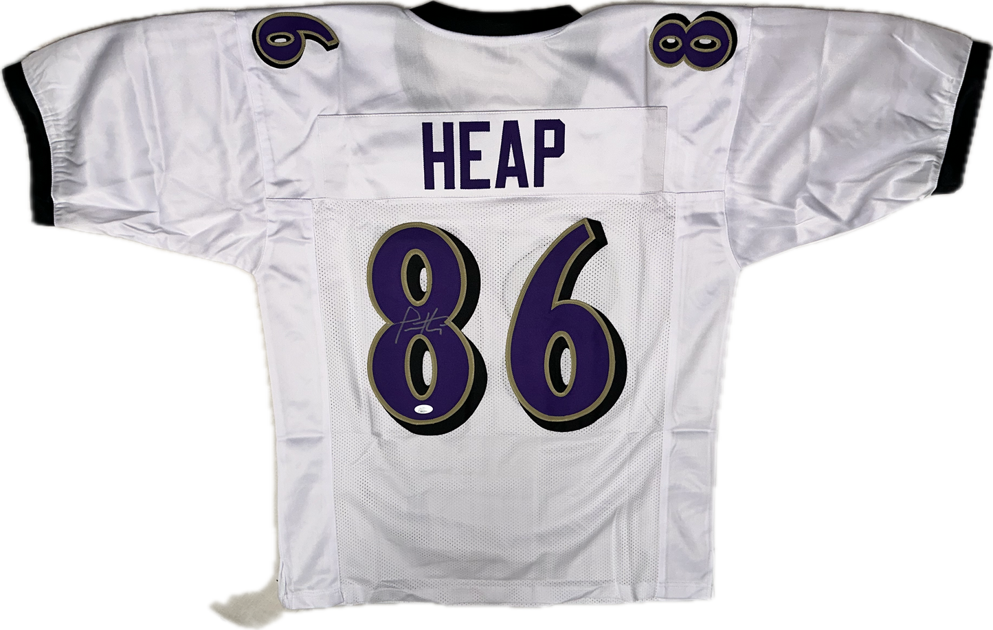 Todd Heap Custom Baltimore Autographed Football Jersey (JSA)
