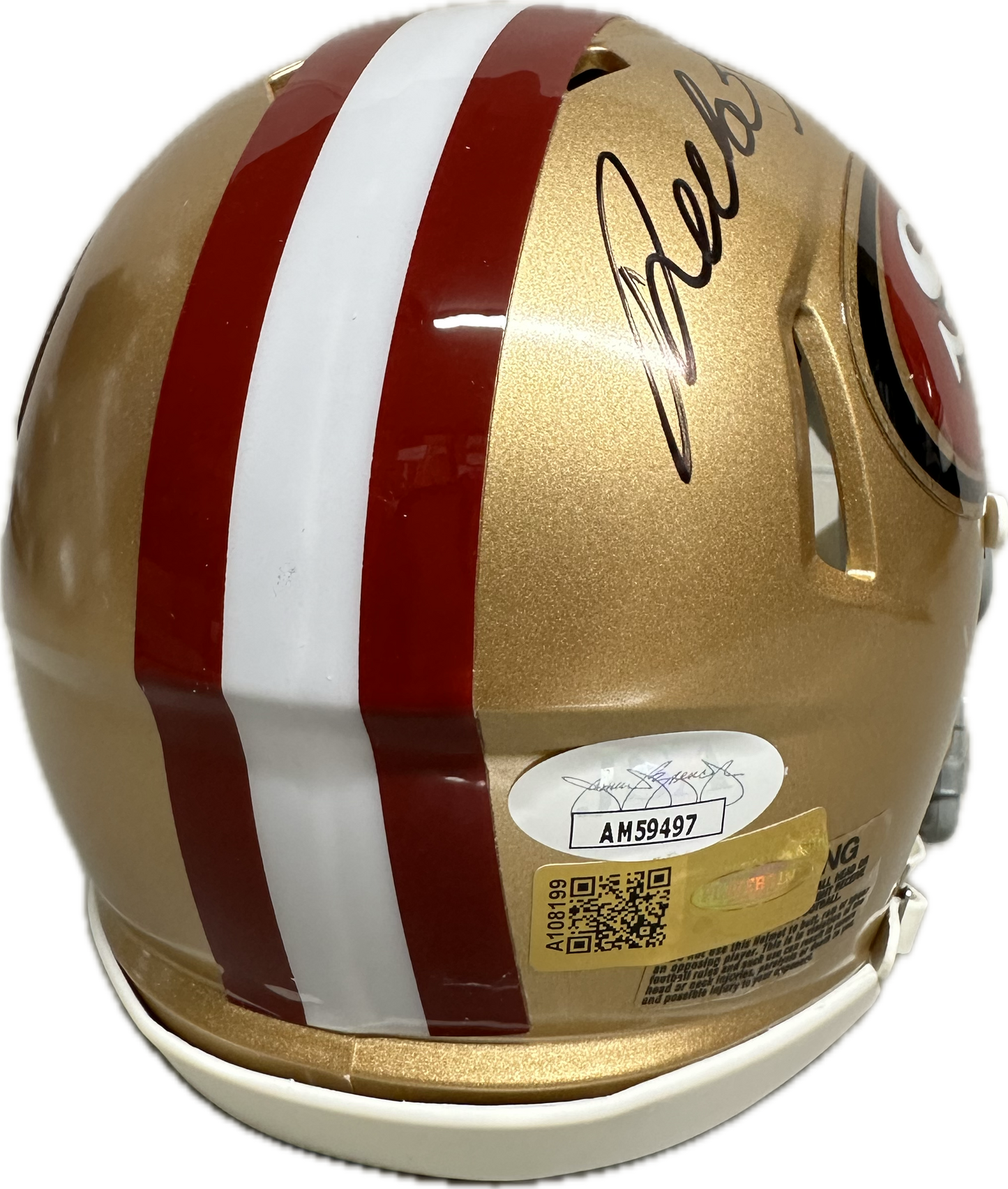 Deebo Samuel San Francisco Signed Speed Mini Football Helmet (PIA/JSA)