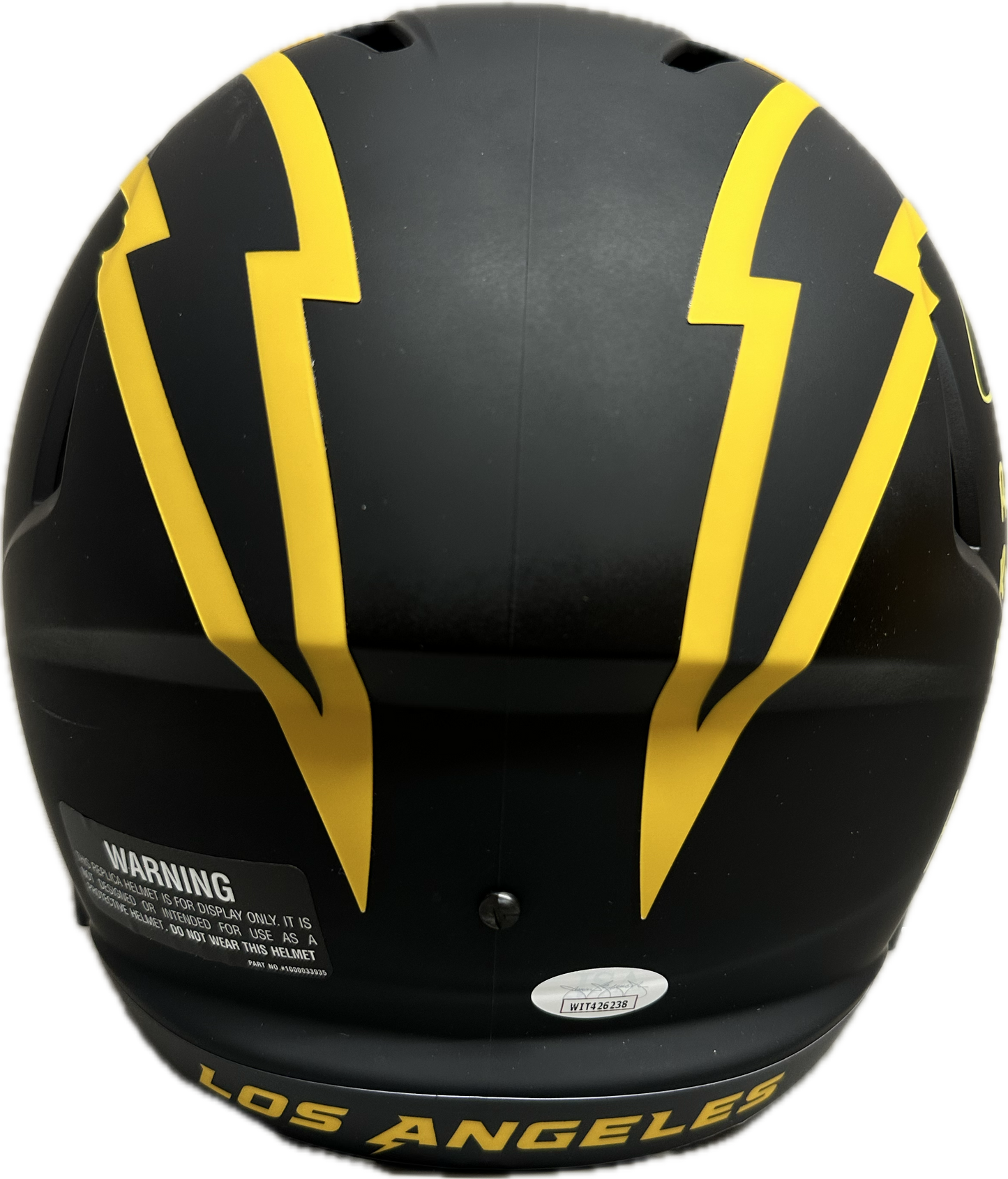 LaDainian Tomlinson Mega Inscription Chargers Eclipse Signed Full Size Football Helmet (JSA)