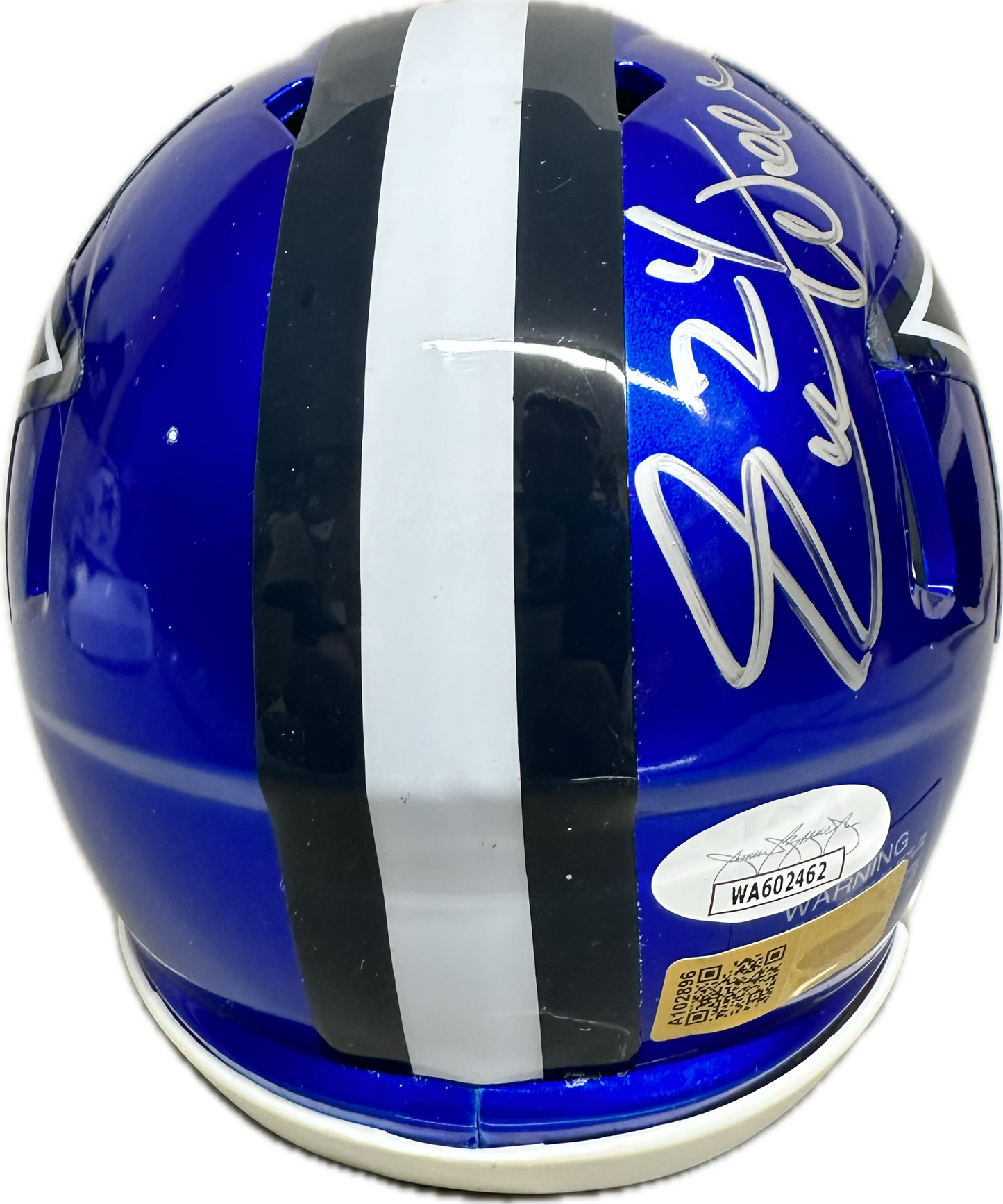 Everson Walls Signed Dallas Mini Helmet Flash Speed Football Helmet (JSA)