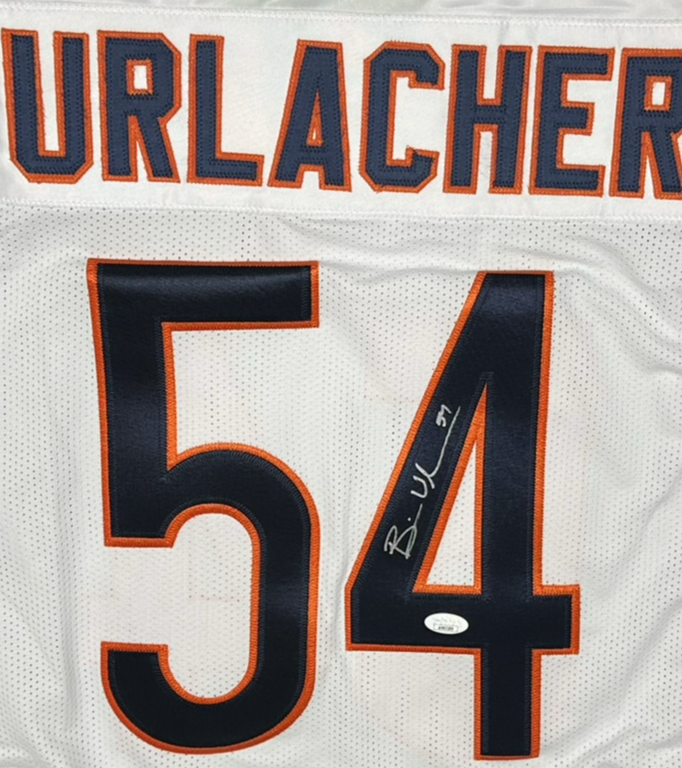 Brian Urlacher Signed Custom Chicago White Jersey (JSA)