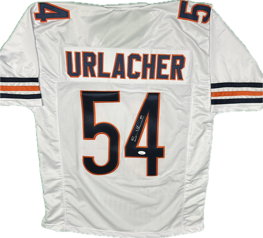 Brian Urlacher Signed Custom Chicago White Jersey (JSA)