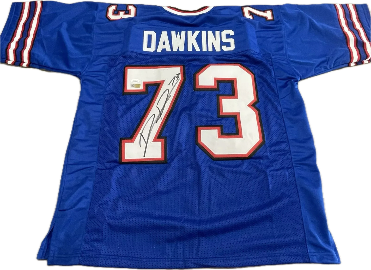Dion Dawkins Custom Buffalo Autographed Football Jersey (PIA/JSA)