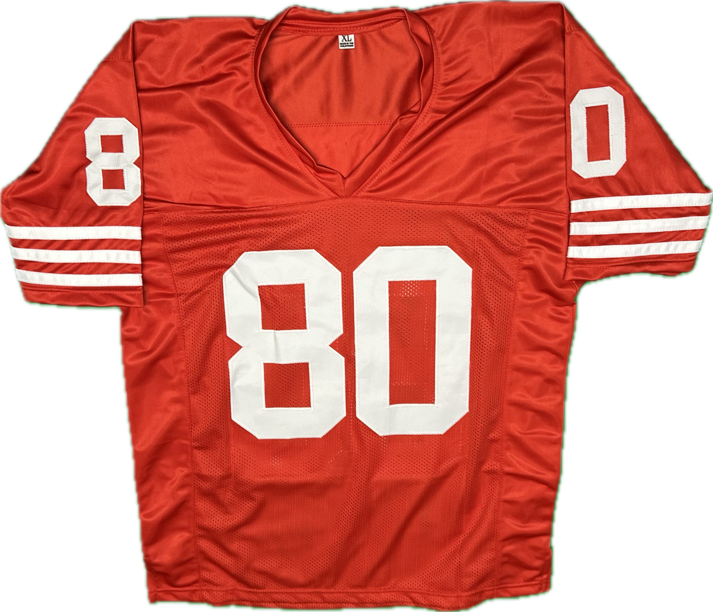 Jerry Rice Autographed San Francisco Custom Football Jersey (JSA)