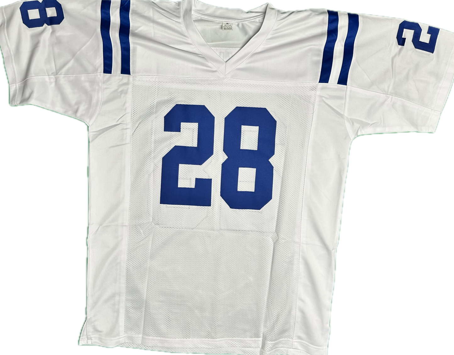 Jonathan Taylor Signed Custom Indianapolis White Football Jersey (JSA)