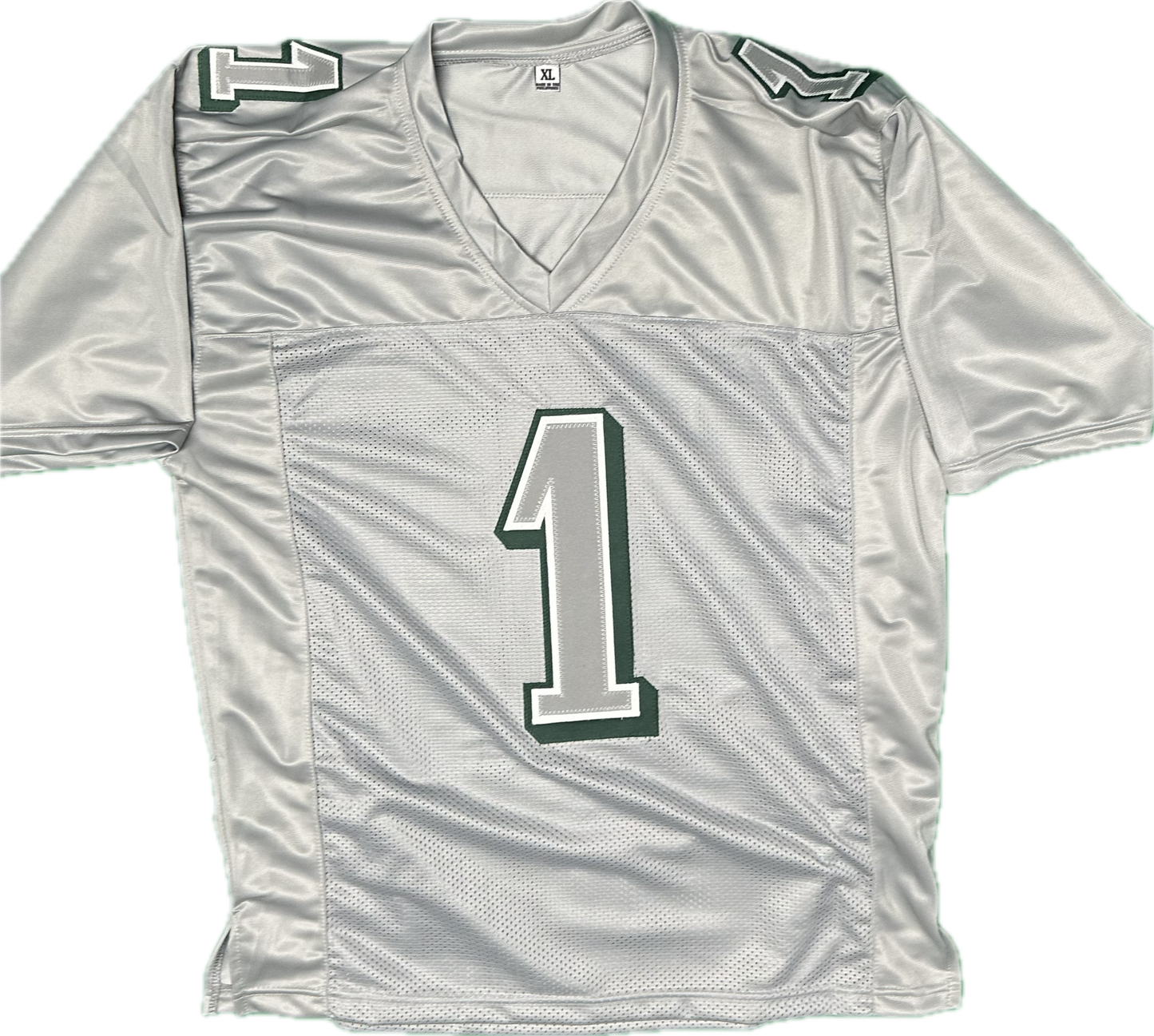 Jalen Hurts Signed Custom Grey Philadelphia Football Jersey (JSA)