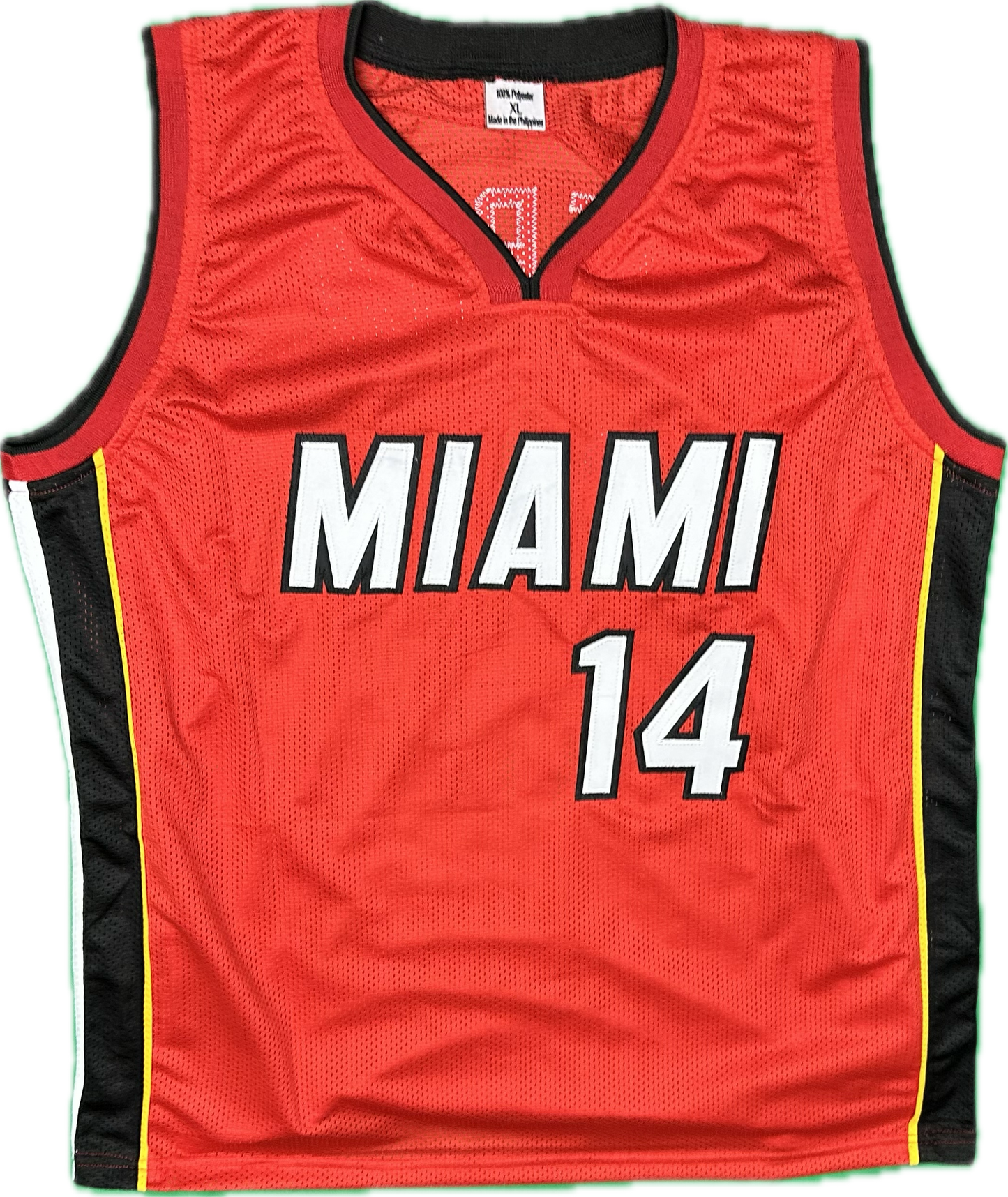 Tyler Herro Autographed Miami Custom Red Basketball Jersey PIA