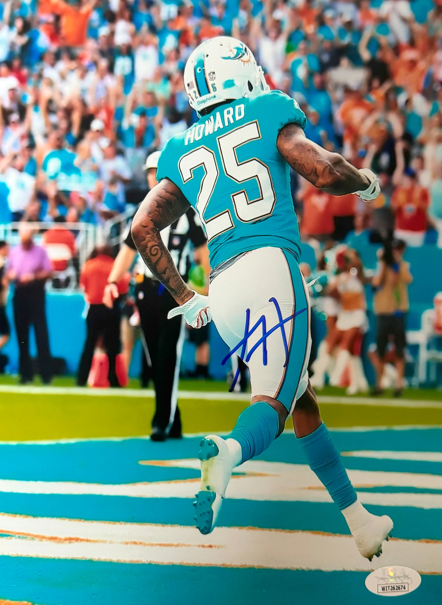 Xavien Howard Miami Autographed Photo 8x10 JSA