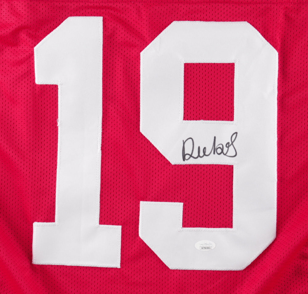 Deebo Samuel Signed San Fran Red Football Jersey (JSA)