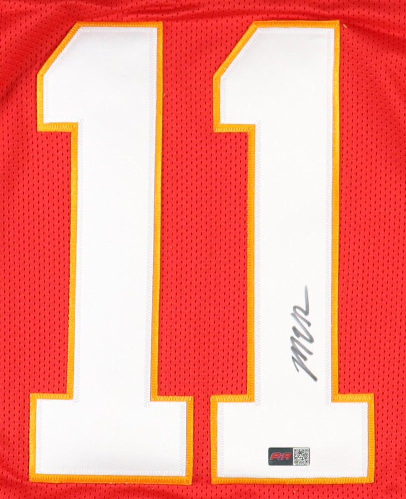 Marques Valdes Scantling Signed Chiefs Custom Autographed Football Jersey (PIA/JSA) Red MVS