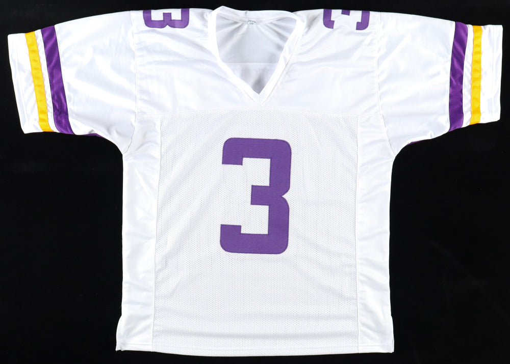 Jordan Addison Signed Vikings Custom Autographed Football Jersey (PIA)