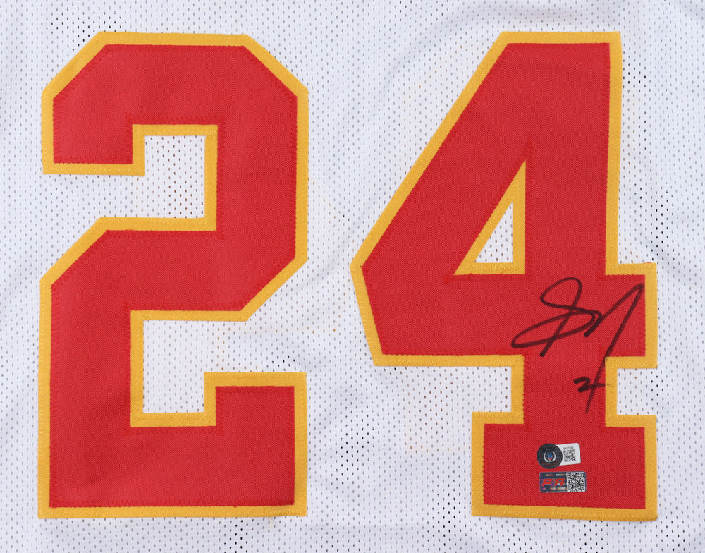 Skyy Moore Signed Kansas Chiefs Custom Autographed Football Jersey (PIA) White