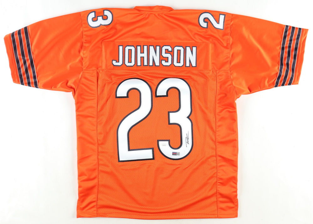 Roschon Johnson Signed Chicago Custom Autographed Football Jersey (PIA/JSA)