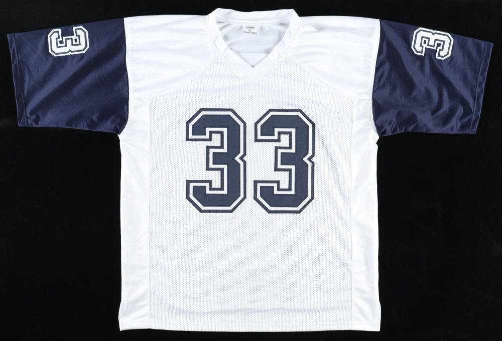 Tony Dorsett Signed Thanksgiving Custom Autographed Football Jersey (PIA/JSA)