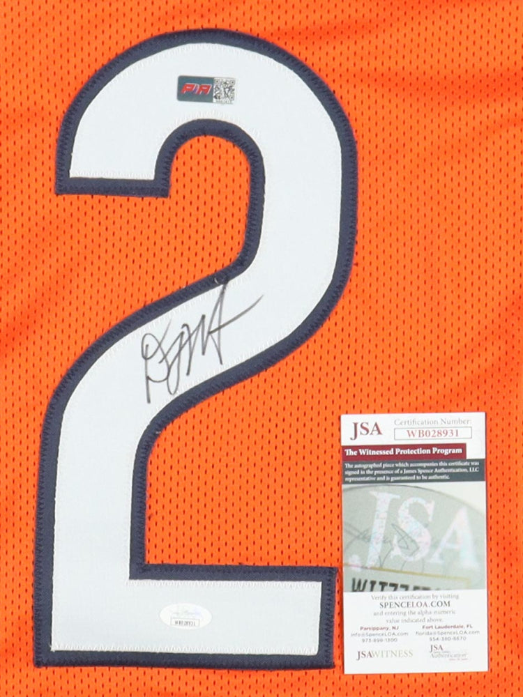 DJ Moore Signed Chicago Custom Autographed Football Jersey (PIA/JSA) Orange